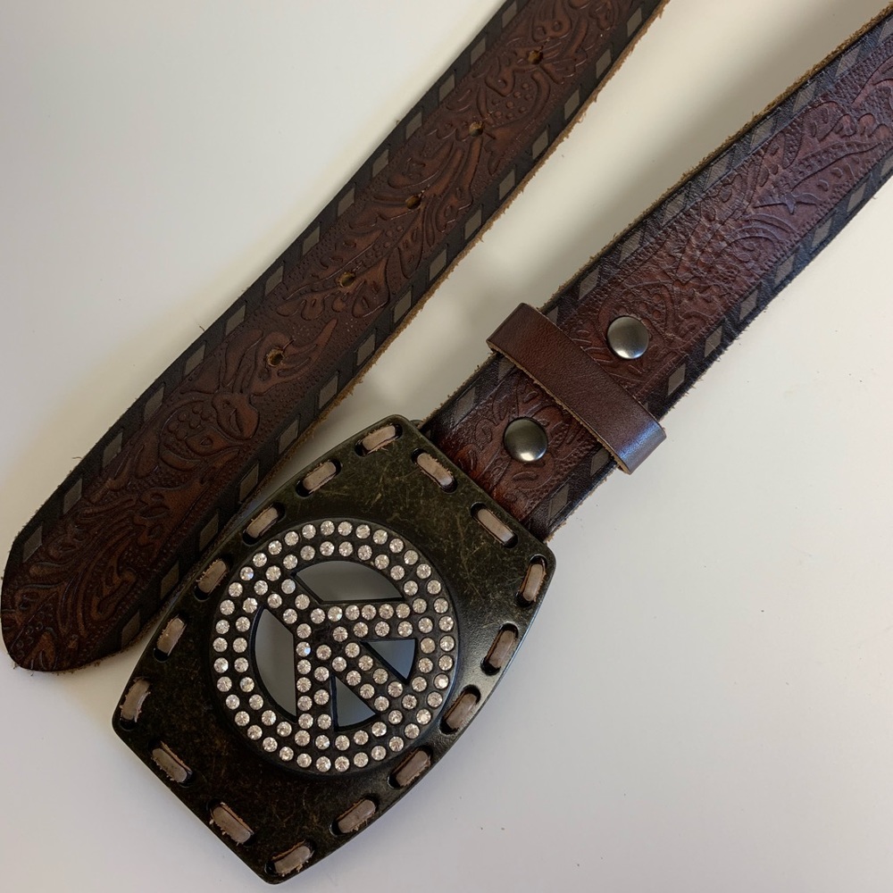 Ariat Peace Sign Belt. Size S - Picture 7 of 8